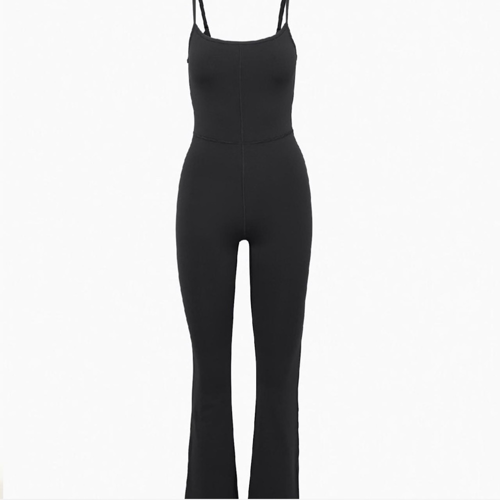 Aritzia black flare jumpsuit